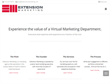 Tablet Screenshot of extensionmarketing.com